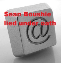 Criminal Charges against Sean Boushie: False Swearing, Perjury, False Police Report: “I never emailed Bill Windsor”